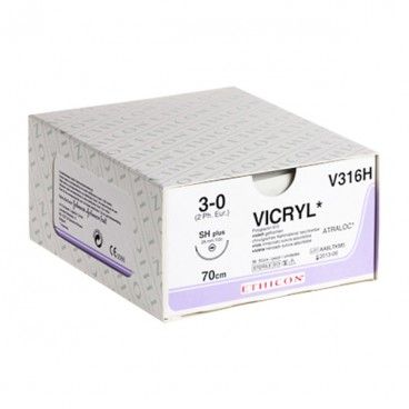 VICRYL 40 TC17MM 12C 70CM V5 36U